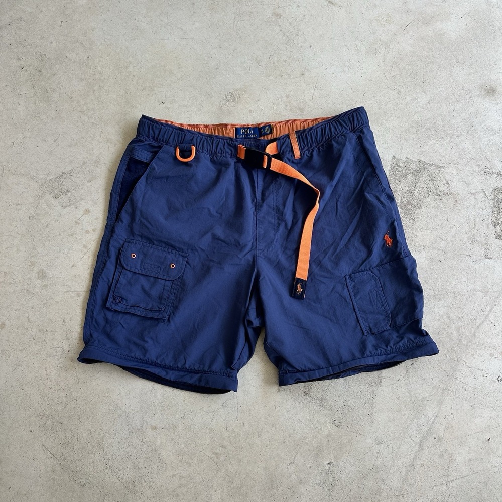 Polo Ralph Lauren Performance Cargo Trousers Men XL Convertible Shorts Hiking - Picture 3 of 6